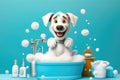 Bubble Bath Bliss Happy Puppy Edition - Generative AI