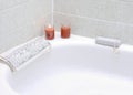 Bubble Bath with Candles Royalty Free Stock Photo