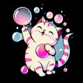 Bubble Cat Sticker