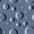 Bubble decorative pattern - seamless pattern - Blue denim Royalty Free Stock Photo