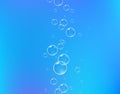 Bubble fizz water vector champagne soda sparkle underwater bubbles background. Fizz foam liquid transparent