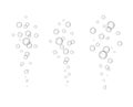 Bubble fizz water vector champagne soda sparkle underwater bubbles background. Fizz foam liquid transparent