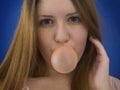 Bubble Gum Fun 2 Royalty Free Stock Photo