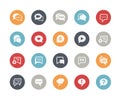 Bubble Icons // Classics Series Royalty Free Stock Photo