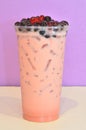 Bubble milk red tea