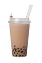 Bubble milk tea with pearls