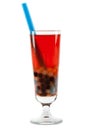 Bubble tea with clipping path
