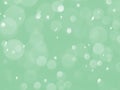 Bubble water bokeh abstract background with soft green color Royalty Free Stock Photo