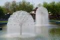 Bubble water fountain