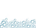 Bubble water vector illustration Royalty Free Stock Photo