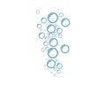 Bubble water vector illustration Royalty Free Stock Photo