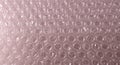 Bubble wrap consisting of rows of clear, air-filled plastic bubbles. Each bubble is unifor Royalty Free Stock Photo