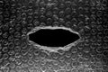 Bubble Wrap Hole Texture. Grunge industrial overlay Royalty Free Stock Photo