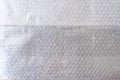 Bubble wrap sheet slightly wrinkled Royalty Free Stock Photo
