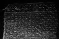 Bubble Wrap Sheet Texture. Clean industrial overlay Royalty Free Stock Photo