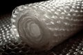 Bubble Wrap Texture, Close Up. Generative AI Royalty Free Stock Photo