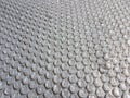 Bubble wrap texture plastic material background grey secure packing surface Royalty Free Stock Photo