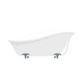 Bubblebath in bathtube icon, flat style Royalty Free Stock Photo