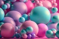 bubblegum baloon background, latex color gradients, abstract, neural network generated art