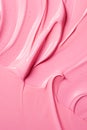 Bubblegum pink make-up, beauty product texture as abstract makeup cosmetic background, crushed cosmetics, generative ai