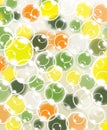 Background of multi-colored soap bubbles. children`s holiday Royalty Free Stock Photo