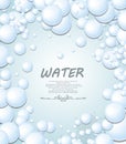 Bubbles background Royalty Free Stock Photo