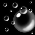 Bubbles on Black