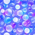 Bubbles color background vector