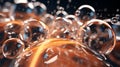 Bubbles design clours mix beautiful Royalty Free Stock Photo