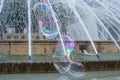 Bubbles in fountain