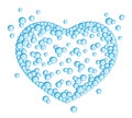 Bubbles heart