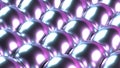 Bubbles iridescent silver abstract infinite loop background neon organic vaporwave