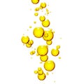 Bubbles oil or serum Royalty Free Stock Photo