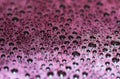 Bubbles of red wine closeup. Alcoholic background Royalty Free Stock Photo