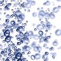 Bubbles rising Royalty Free Stock Photo