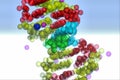 Bubbles in shape of DNA (003)