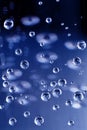 Bubbles of soda water