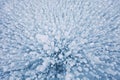 Bubbles texture in ice of Baikal lake. Winter background Royalty Free Stock Photo