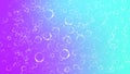 Bubbles underwater on gradient background. Abstract texture background Royalty Free Stock Photo