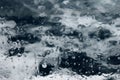 background Bubbles Underwater water splash waves boat window Royalty Free Stock Photo