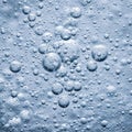 Bubbles of various sizes are suspended Royalty Free Stock Photo