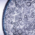 The bubbles vary in size creating a dynamic and textured pattern Royalty Free Stock Photo