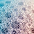 The bubbles vary in size with some larger ones dominating the image Royalty Free Stock Photo