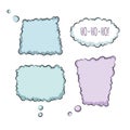 Bubbles Vector Collection Royalty Free Stock Photo