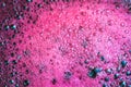 Bubbles the wort red wine during fermentation Royalty Free Stock Photo