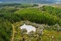 Aerial View of Hot Mud Pool, Rotorua, New Zealand Royalty Free Stock Photo