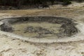 Bubbling Mud Hole in Yellowstone Royalty Free Stock Photo