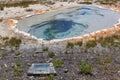 Shield Spring at Yellowstone National Park Royalty Free Stock Photo