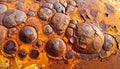 Bubbling Rust Corrosion - An Abstract Texture Royalty Free Stock Photo