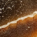 A bubbly and frothy texture with beer and carbonated drinks2, Generative AI